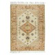 Authentic Handmade Anatolian Rug with Geometric Medallion Design, 100% Wool