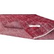 Handmade Turkish Area Rug Over-Dyed in Red for Modern Home & Office