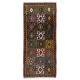 Multicolor Hand-Woven Vintage Turkish Kilim Rug