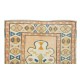 Handmade Turkish Geometric Patterned Area Rug for Office and Home Decor, 100% Wool