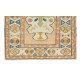 Handmade Turkish Geometric Patterned Area Rug for Office and Home Decor, 100% Wool