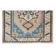 Mid-Century Hand Knotted Turkish Geometric Wool Area Rug for Office and Home Decor