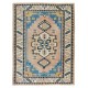 Handmade Turkish Geometric Patterned Area Rug for Office and Home Decor, 100% Wool