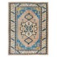 Mid-Century Hand Knotted Turkish Geometric Wool Area Rug for Office and Home Decor