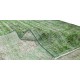 Modern Home Decor Green Over-Dyed Rug, Handmade Turkish Wool Carpet