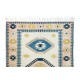 Vintage Hand-Knotted Wool Rug from Turkey with Triple Medallion Design