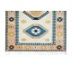 Hand-Knotted Rug from Turkey with Triple Medallion Design, 100% Wool
