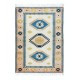 Vintage Hand-Knotted Wool Rug from Turkey with Triple Medallion Design
