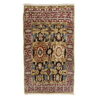 Turkish Yoruk Handmade Vintage Wool Area Rug