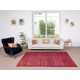 1960s Handmade Central Anatolian Rug Over-Dyed in Red, Ideal for Contemporary Interiors