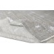 Distressed Handmade Wool Area Rug Over-Dyed in Gray, Vintage Turkish Carpet for Modern Interiors