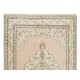 Hand Knotted Turkish Rug with Medallion Design, 100% Wool