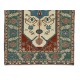 Geometric Design Rug, Authentic Handmade Turkish Carpet, 100% Wool