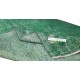 Handmade Turkish Vintage Rug in Green Color, Ideal for Modern Interiors