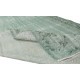 Handmade Central Anatolian Vintage Rug Over-Dyed in Light Green, Ideal for Modern Interiors Handmade Central Anatolian Vintage Rug Over-Dyed in Light Green, Ideal for Modern Interiors
