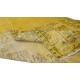 Yellow Over-dyed Rug for Modern Home & Office Decor, Turkish Handmade Carpet