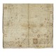Room Size Turkish Oushak Area Rug, Vintage Hand Knotted Carpet for Home & Office Decor
