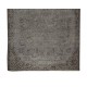 Vintage Rug Over-dyed in Gray for Contemporary Interiors, Handmade in Turkey