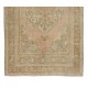 Vintage Handmade Oriental Rug with Tribal Style, Authentic Village Carpet, 100% Wool