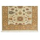 Hand Knotted Turkish Floral Rug, Authentic Carpet, 100% Wool