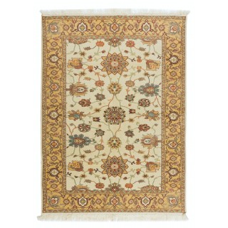 Hand Knotted Turkish Floral Rug, Authentic Carpet, 100% Wool