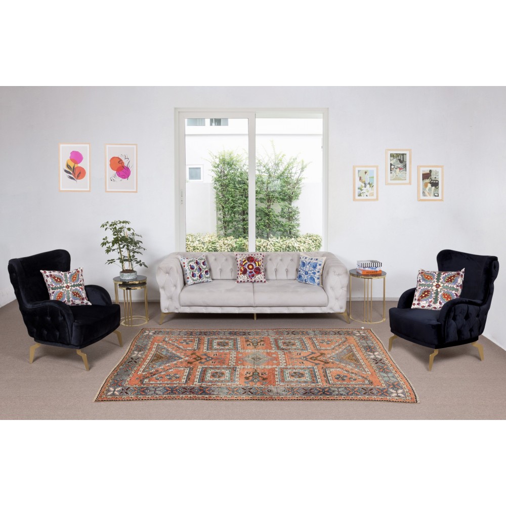 Antique Turkish Bergama Rug