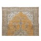 Handmade Turkish Wool Area Rug with Medallion Design, Ideal for Home and Office Decor