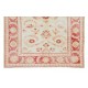 Handmade Vintage Floral Pattern Turkish Wool Area Rug, Ideal for Home and Office Decor