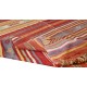 Handmade Stripe Patterned Vintage Turkish Kilim Rug Made of Wool, Reversible