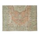 Handmade Vintage Turkish Wool Area Rug for Home and Office Decor