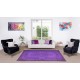 Contemporary Handmade Turkish Vintage Rug Over-Dyed in Purple Color Contemporary Handmade Turkish Vintage Rug Over-Dyed in Purple Color