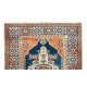Hand-Made Turkish Rug, Geometric Pattern Carpet, 100% Wool