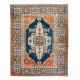Hand-Made Turkish Rug, Geometric Pattern Carpet, 100% Wool