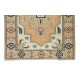 Modern Hand knotted Turkish Rug, Handmade Geometric Design Carpet, 100% Wool