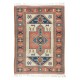 Vintage Central Anatolian Rug for Living Room Decor, Handmade Wool Geometric Pattern Carpet