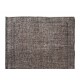 Gray Over-Dyed Rug for Modern Interiors, Vintage Hand-Knotted Turkish Floor Covering