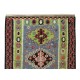 Colorful Vintage Handmade Turkish Wool Kilim rug, Flat-Weave Floor Covering Colorful Vintage Handmade Turkish Wool Kilim rug, Flat-Weave Floor Covering