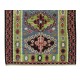 Colorful Vintage Handmade Turkish Wool Kilim rug, Flat-Weave Floor Covering Colorful Vintage Handmade Turkish Wool Kilim rug, Flat-Weave Floor Covering