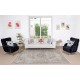 Gray Over-Dyed Rug for Modern Home & Office Decor, Vintage Hand-Knotted Turkish Floor Covering
