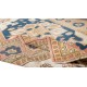 Handmade Turkish Area Rug for Living Room Decor, 100% Wool, Geometric Pattern Carpet