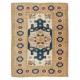 Vintage Central Anatolian Rug for Living Room Decor, Handmade Wool Geometric Pattern Carpet