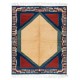 Central Anatolian Geometric Pattern Rug, Circa 1960, Vintage Handmade Carpet