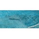 Vintage Handmade Anatolian Area Rug Over-Dyed in Teal, Ideal for Modern Home & Office Decor Vintage Handmade Anatolian Area Rug Over-Dyed in Teal, Ideal for Modern Home & Office Decor