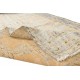 Distressed Vintage Handmade Anatolian Oushak Area Rug, Unique Wool Carpet