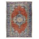 Central Anatolian Medallion Design Rug, Circa 1960, Vintage Handmade Carpet Central Anatolian Medallion Design Rug, Circa 1960, Vintage Handmade Carpet