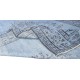 Vintage Handmade Turkish Area Rug Over-Dyed in Light Blue, Ideal for Modern Home & Office Decor Vintage Handmade Turkish Area Rug Over-Dyed in Light Blue, Ideal for Modern Home & Office Decor