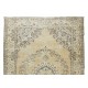 Vintage Handmade Turkish Oushak Wool Area Rug