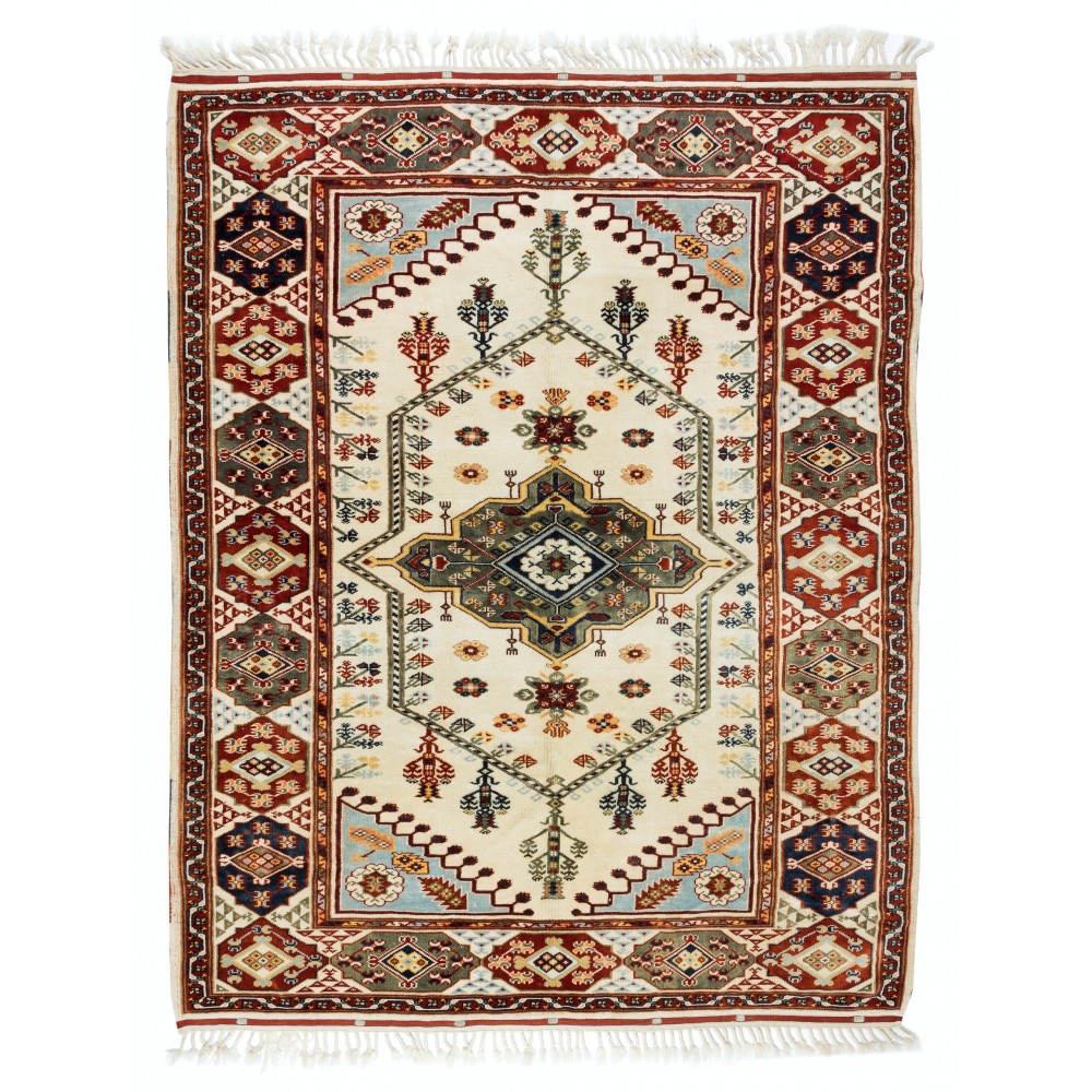 Hand Knotted Turkish Area Rug, Modern Carpet, 100% Wool