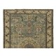 Handmade Turkish Kayseri Area Rug with Medallion Living Room Carpet, 100% Wool