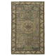 Handmade Turkish Kayseri Area Rug with Medallion Living Room Carpet, 100% Wool